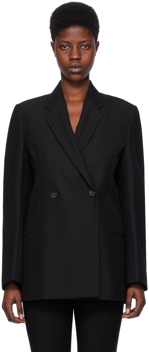 Куртка TOTEME TOTEME Double-Breasted Blazer чорний | 233-3002-246