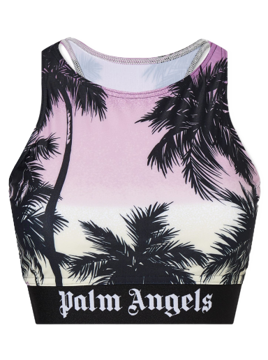 Безрукавка Palm Angels Pink Sunset Logo Sports Top Різнокольоровий | PWVO024S23FAB0033710