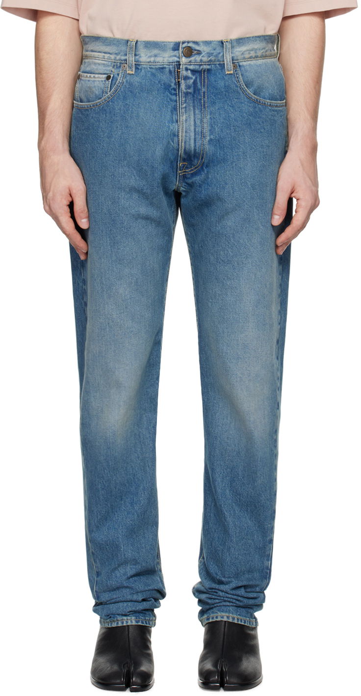 Джинси Maison Margiela Turn-Up Jeans Синій | S50LA0232 S30561
