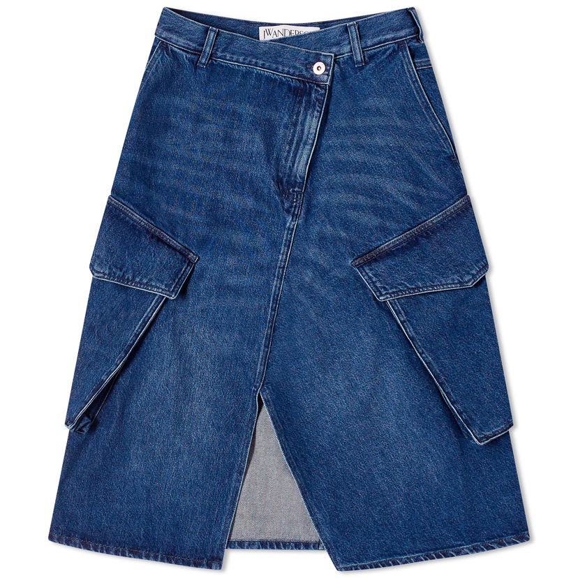 Спідниця JW Anderson Cargo Pocket Midi Skirt Синій | DK0021-PG1560-800