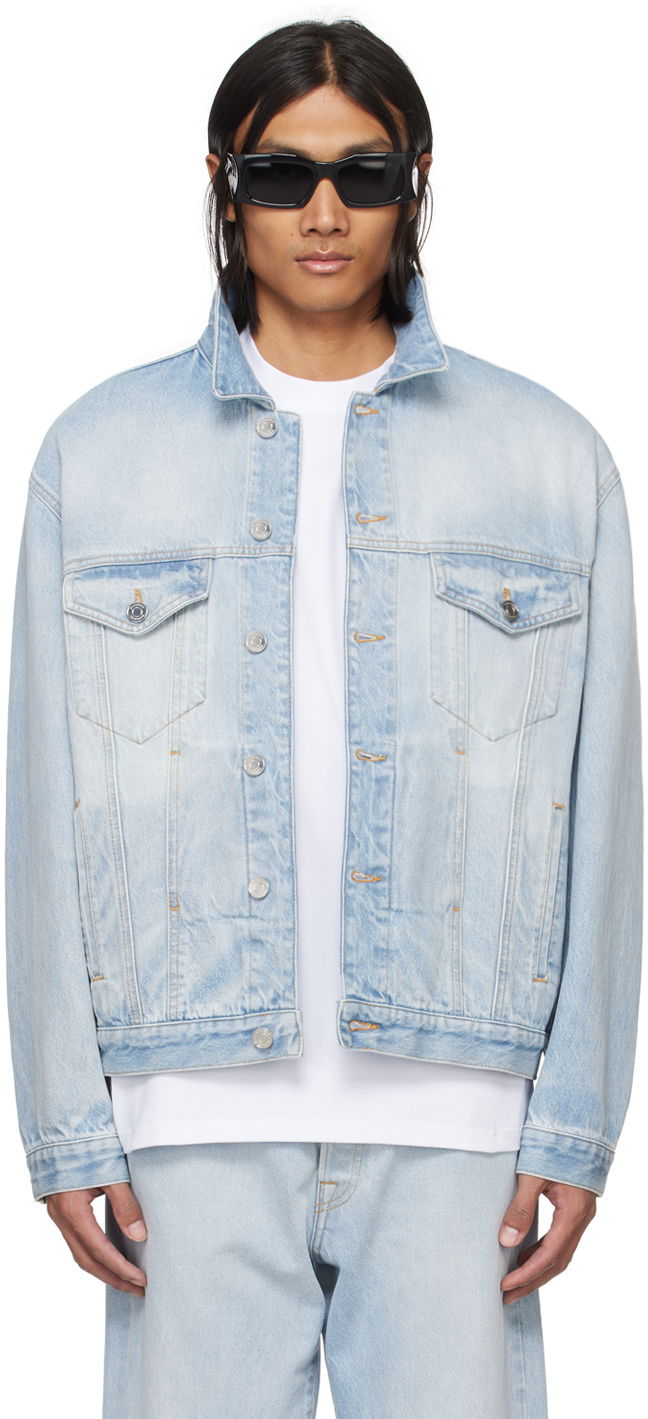 Куртка VETEMENTS VTMNTS Embroidered Denim Jacket Синій | VL20JA560L