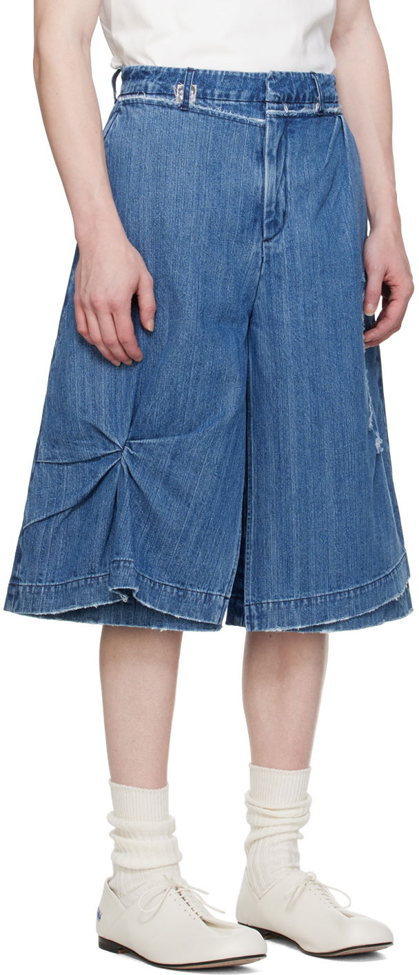 Шорти ADER ERROR Distressed Denim Shorts Синій | BN01SSJE0201BL, 1