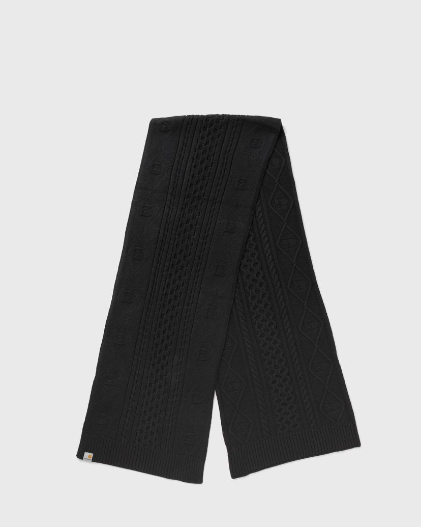 Шарф Carhartt WIP Knitted Scarf with Pattern чорний | I035474-89.XX