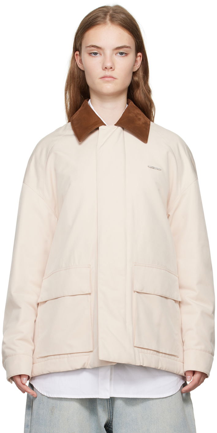 Куртка We11done Padded Jacket бежевий | WD-JP2-24-052-W-LB