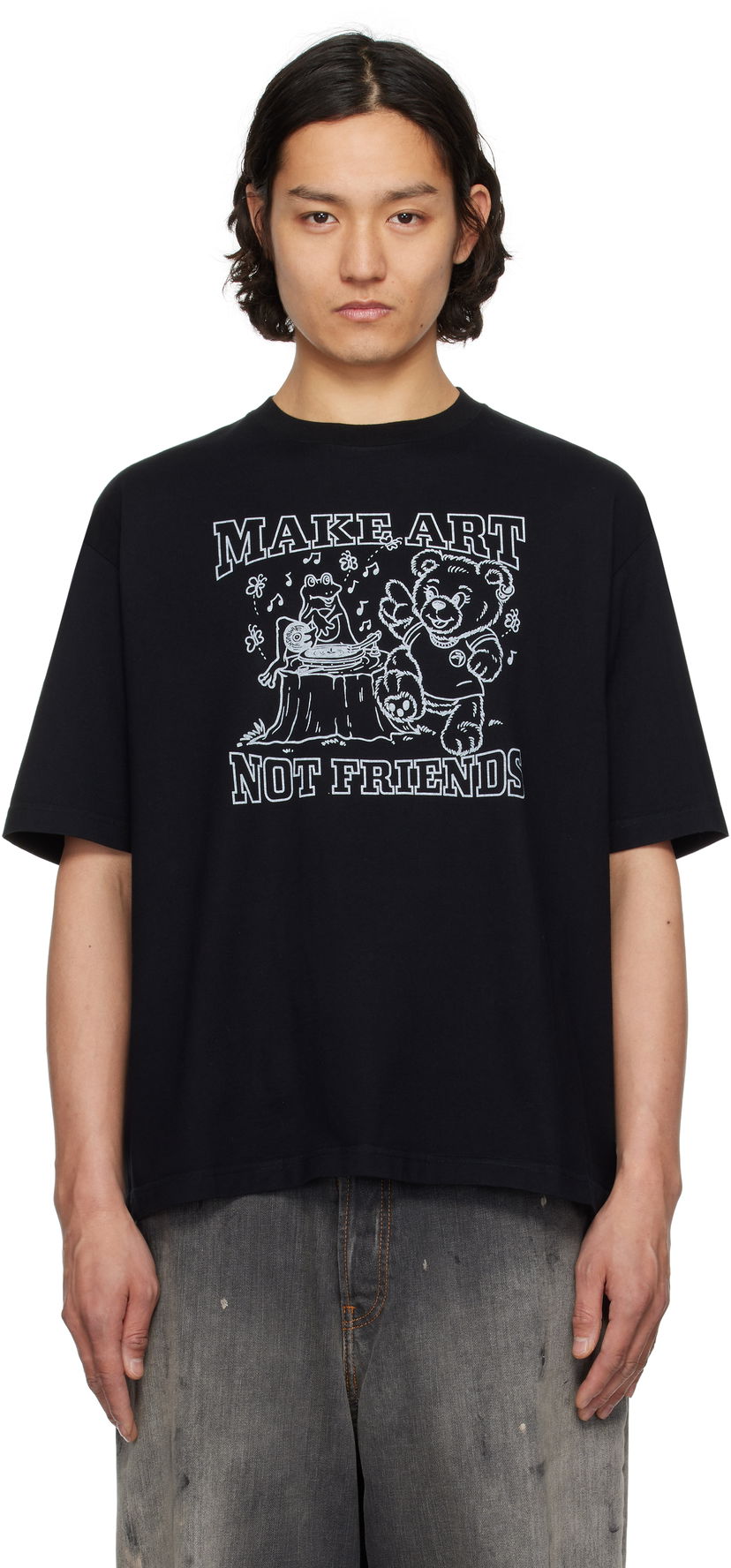 Футболка Ambush AMBUSH 'Make Art' Graphic T-Shirt чорний | 12115328