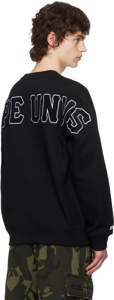 Світшоти AAPE by A Bathing Ape AAPE by A Bathing Ape Injection Crewneck Sweatshirt чорний | AAPSWMC336XXNBKX, 2