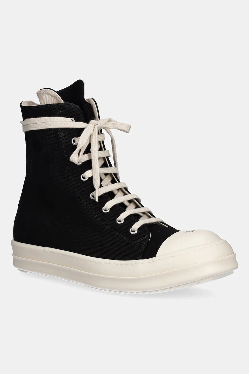 Кросівки та взуття Rick Owens Rick Owens DRKSHDW High-Top чорний | DU02E7800.DOEP5