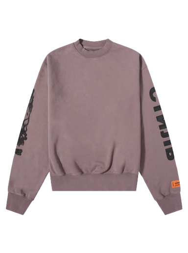 Cветр HERON PRESTON Flaming Skull Crewneck Сірий | HMBA020F22JER0010910