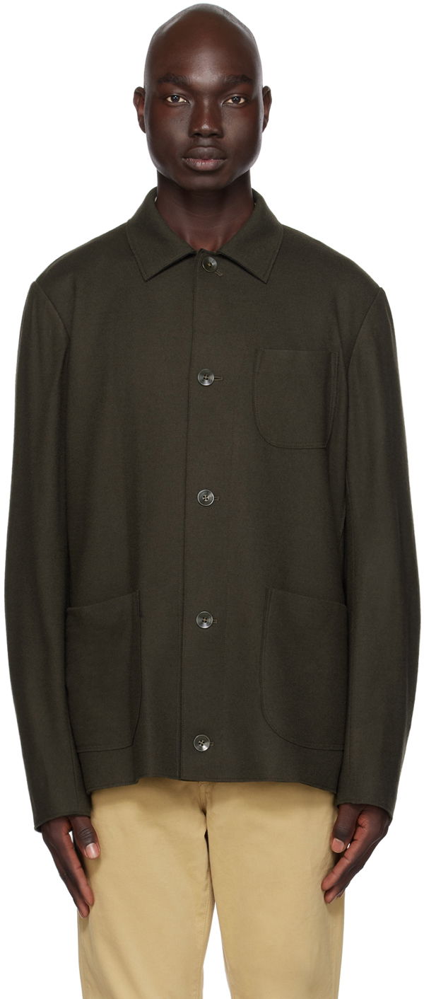 Сорочка rag & bone Evan Shirt Jacket Зелений | MBW23H4458TKML