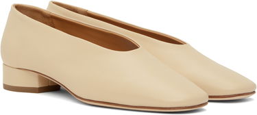 Одяг Aeyde Aeyde Delia Leather Ballerina Flats бежевий | A11-FL-GLVR25BL18-FW24-957-007, 3