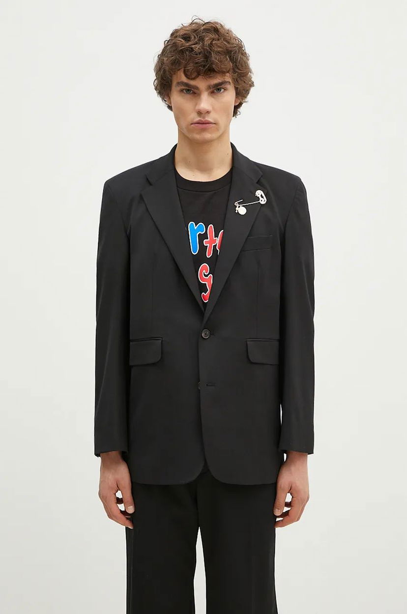 Куртка Aries Single Breasted Tailored Jacket чорний | AR7010202
