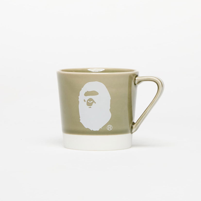Домашній декор BAPE A BATHING APE Logo Porcelain Mug Зелений | 001KAK801011M GRN