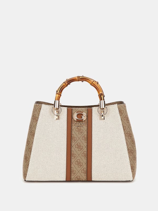 Сумочка GUESS Kerima 4G Logo Bag бежевий | HWAG9337060
