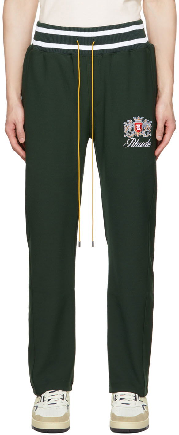 Спортивні штани Rhude Rhude Embroidered Lounge Pants Зелений | RHPF22PA08370480