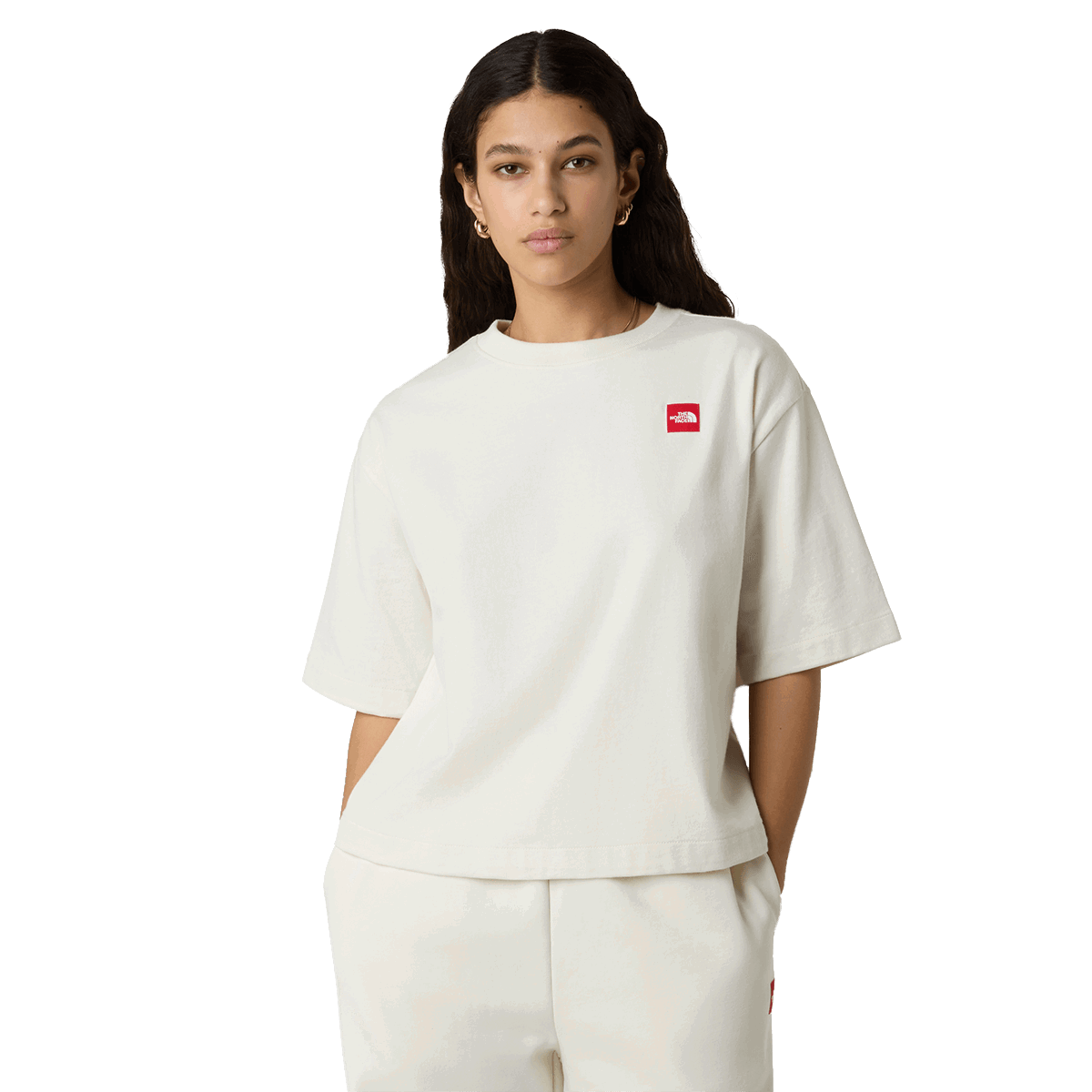 Футболка The North Face RedBox S/S Boxy Tee бежевий | NF0A8EG6QLI1, 0
