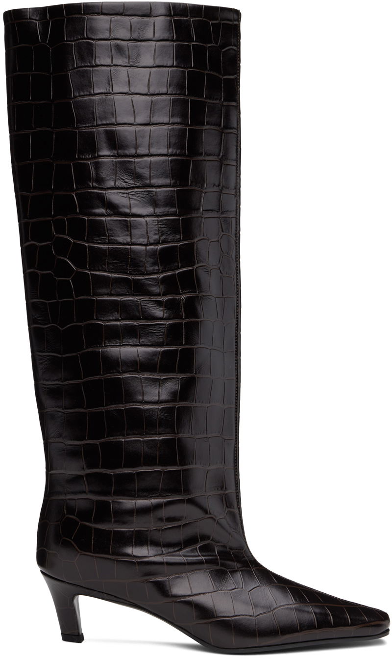 Одяг TOTEME TOTEME 'The Wide Shaft' Knee-High Boots Коричневий | 231-913-847