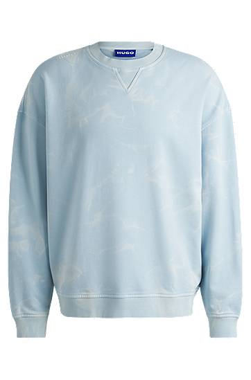 Cветр BOSS HUGO Tie-Dye Terry Sweatshirt Синій | 50534266