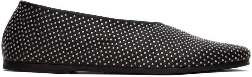 Одяг Marsèll Marsell Coltellaccio Borchie Ballerina Flats чорний | MW8176 091