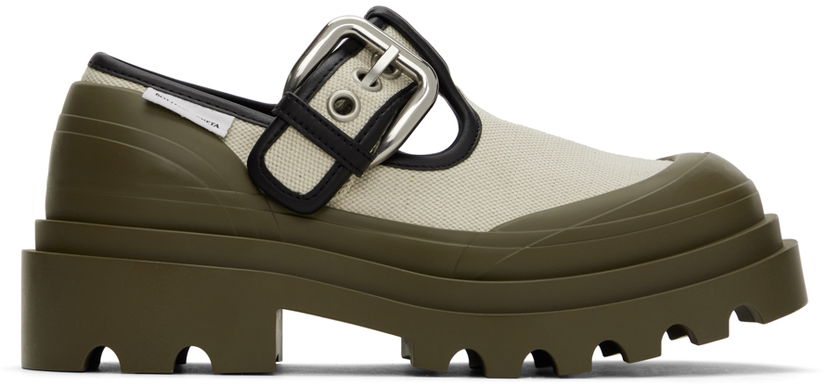 Кросівки та взуття Bottega Veneta Bottega Veneta Trek Mary-Jane Loafers Зелений | 796456-V2GY4-9248