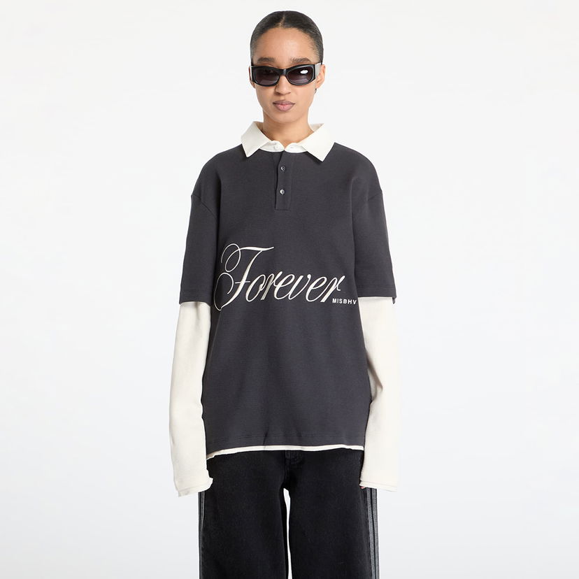 Сорочка поло MISBHV MISBHV Forever Double Layered Polo чорний | 250M152
