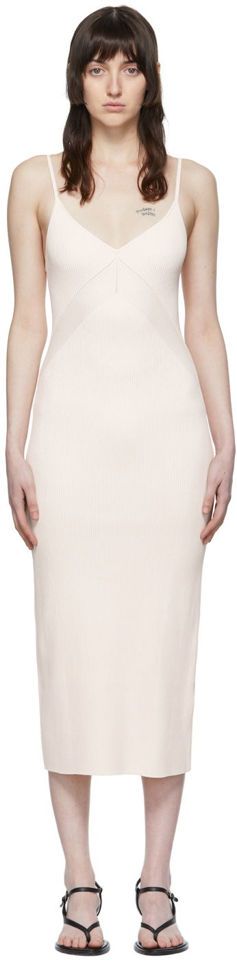 плаття rag & bone Viscose Midi Slip Dress бежевий | WAS22P0061806
