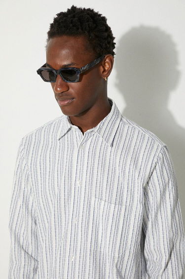 Сорочка Samsoe Samsoe Samsoe Samsoe Regular Fit Shirt with Classic Collar білий | M23200057, 4