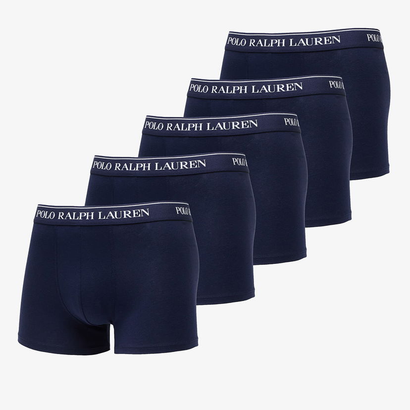 Боксери Polo by Ralph Lauren Classic Trunk 5-Pack Navy темно-синій | 714864292009