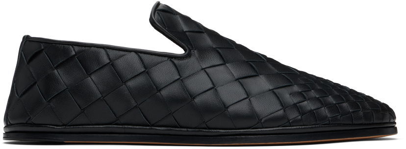 Одяг Bottega Veneta Bottega Veneta Intrecciato Leather Slippers чорний | 819500V55V01000