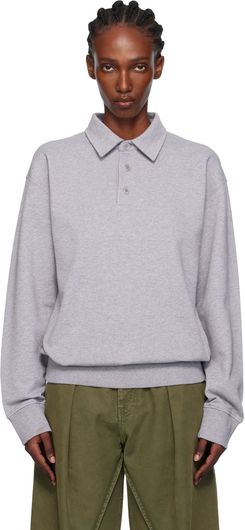 Сорочка поло JW Anderson JW Anderson Rugby Polo Сірий | JO0287-PG1632