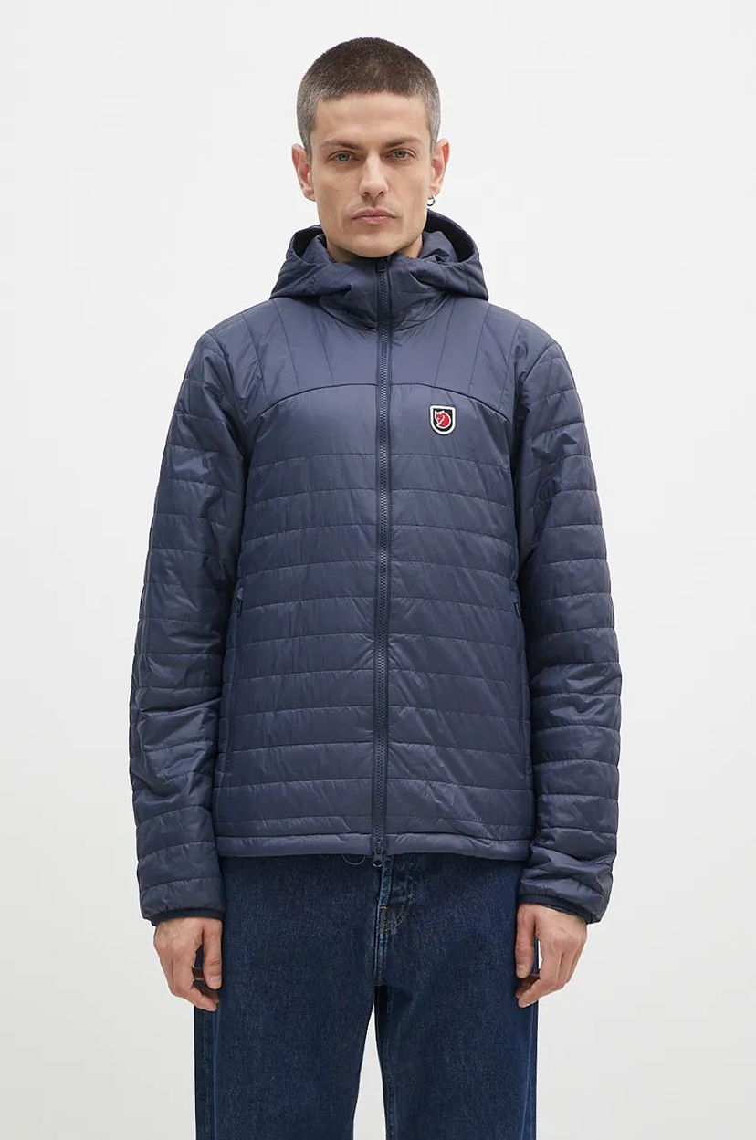 Пуховик FJÄLLRÄVEN Lightweight Hooded Down Jacket Синій | F12500157.560
