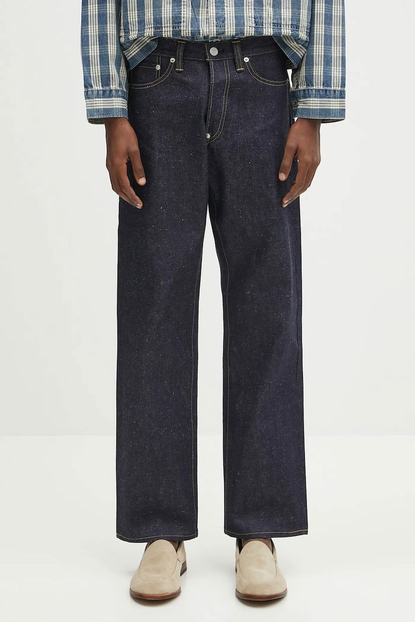 Джинси Human Made Human Made Straight Denim Pants Past Синій | HM29PT001