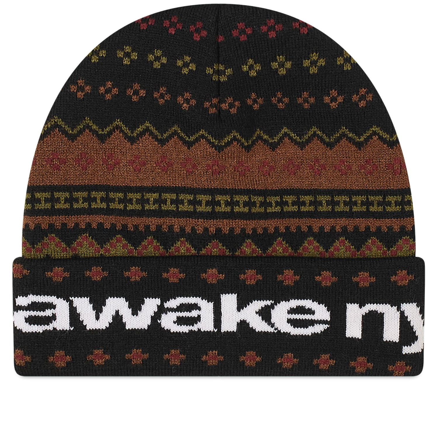 Шапка Awake NY Xtra Lodge Beanie чорний | AWK-FW23-HT009-BKM, 0