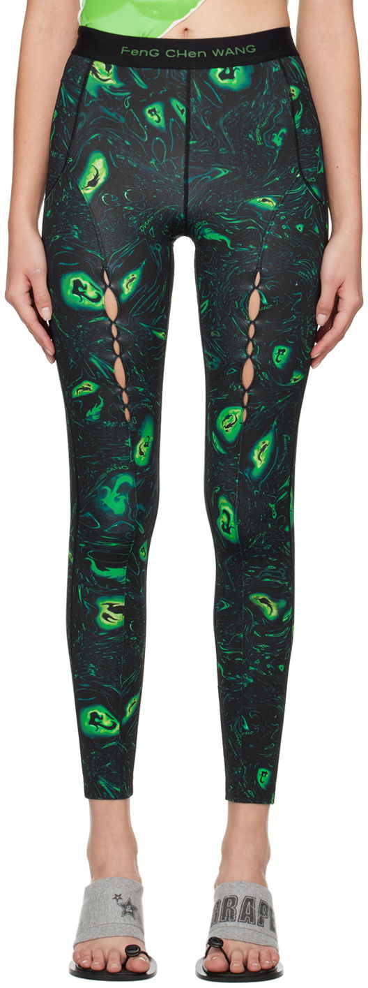 Легінси Feng Chen Wang Feng Chen Wang Phoenix Sport Leggings Зелений | FWF14LG01