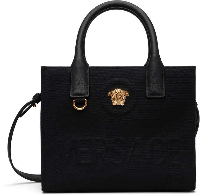 сумка-тоут Versace Versace 'La Medusa' Mini Tote Bag чорний | 1020448_1A03095