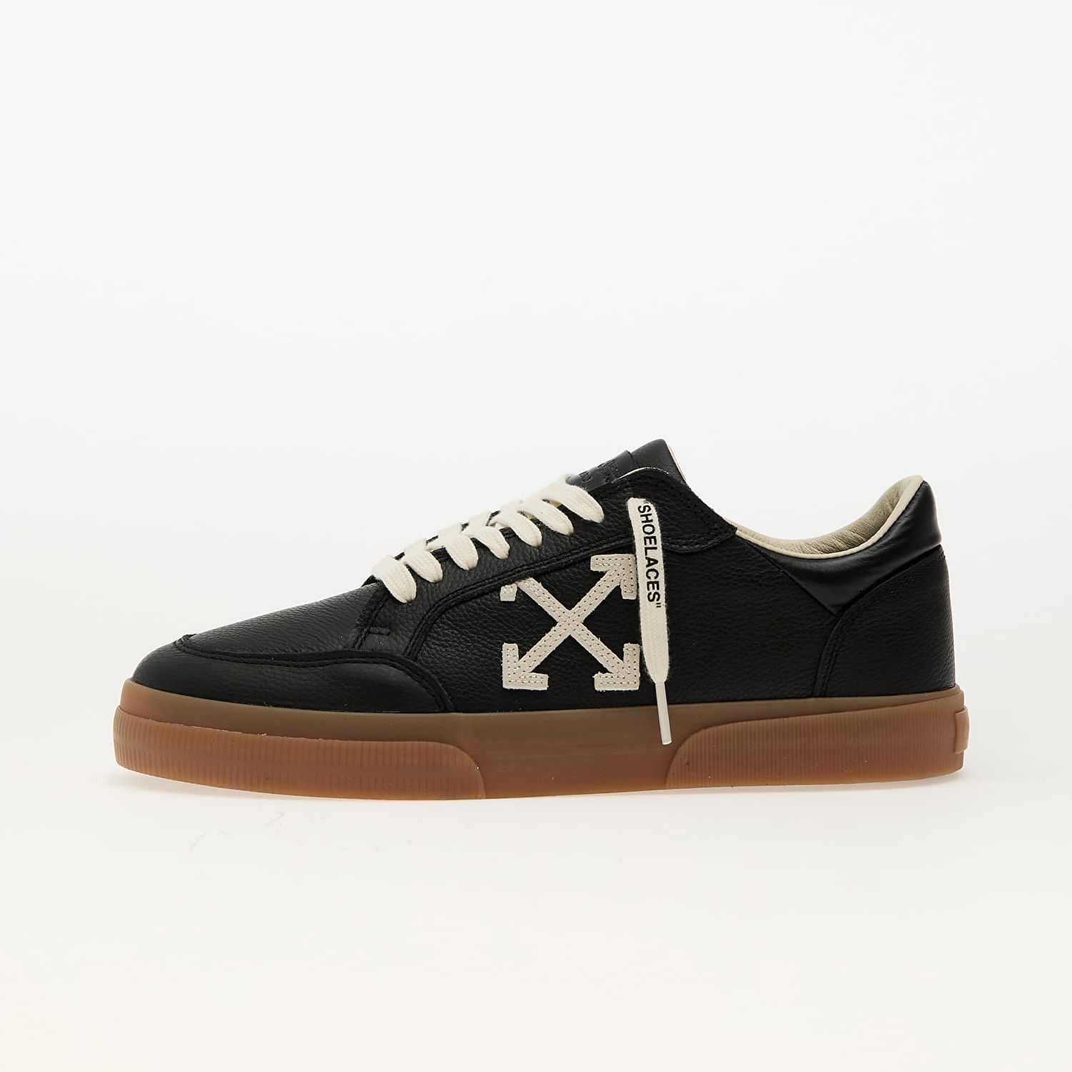Кросівки та взуття Off-White Off-White New Low Vulcanized чорний | OMIA293S25LEA001100B, 0