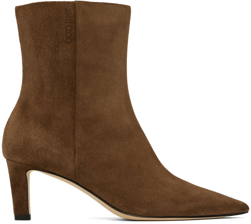 Одяг Jimmy Choo Jimmy Choo Alizze 65 Suede Ankle Boots Коричневий | ALIZZE AB 65 SVV