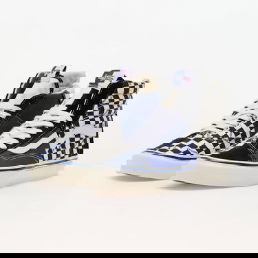Кросівки та взуття Vans Clash The Wall LX Suede/Canvas Black Checkerboard темно-синій | VN000CNKBKC1, 4