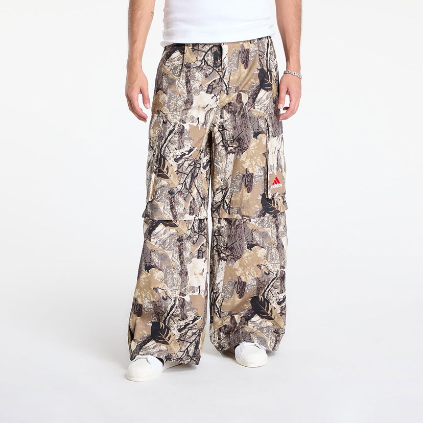 Штани карго adidas Originals adidas Originals Camo Cargo Zip-Off Pants бежевий | KD6256