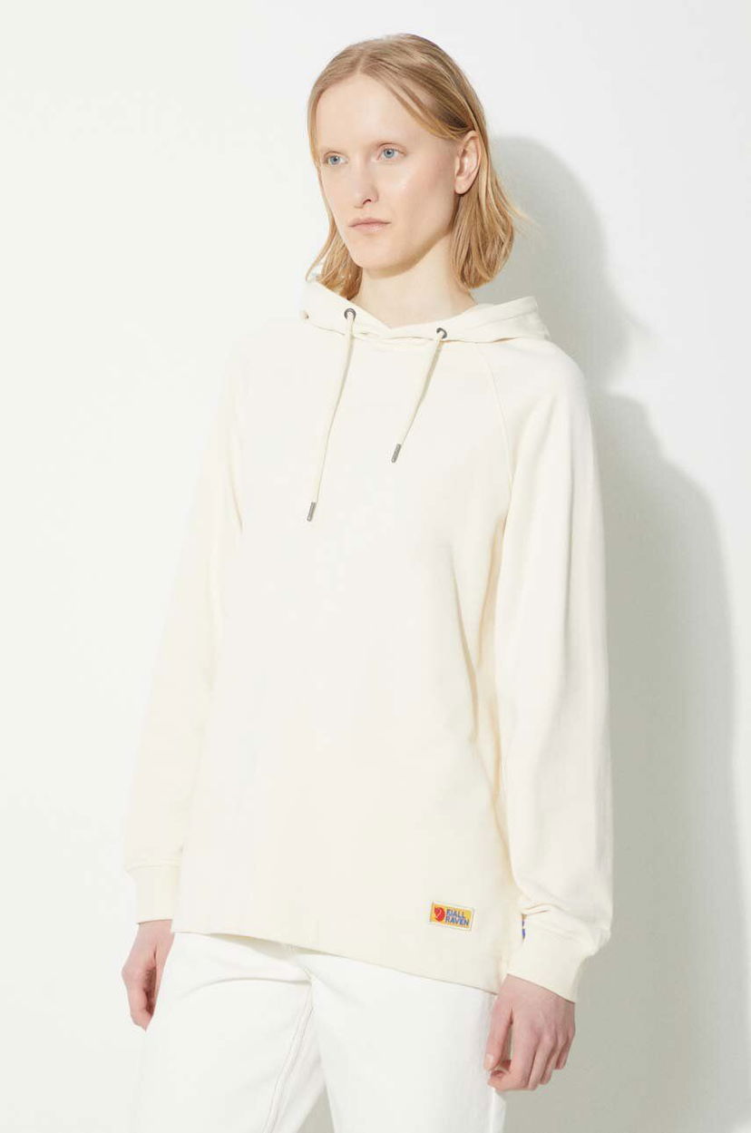 Світшоти FJÄLLRÄVEN Women's Hoodie with Hood бежевий | F86987.113