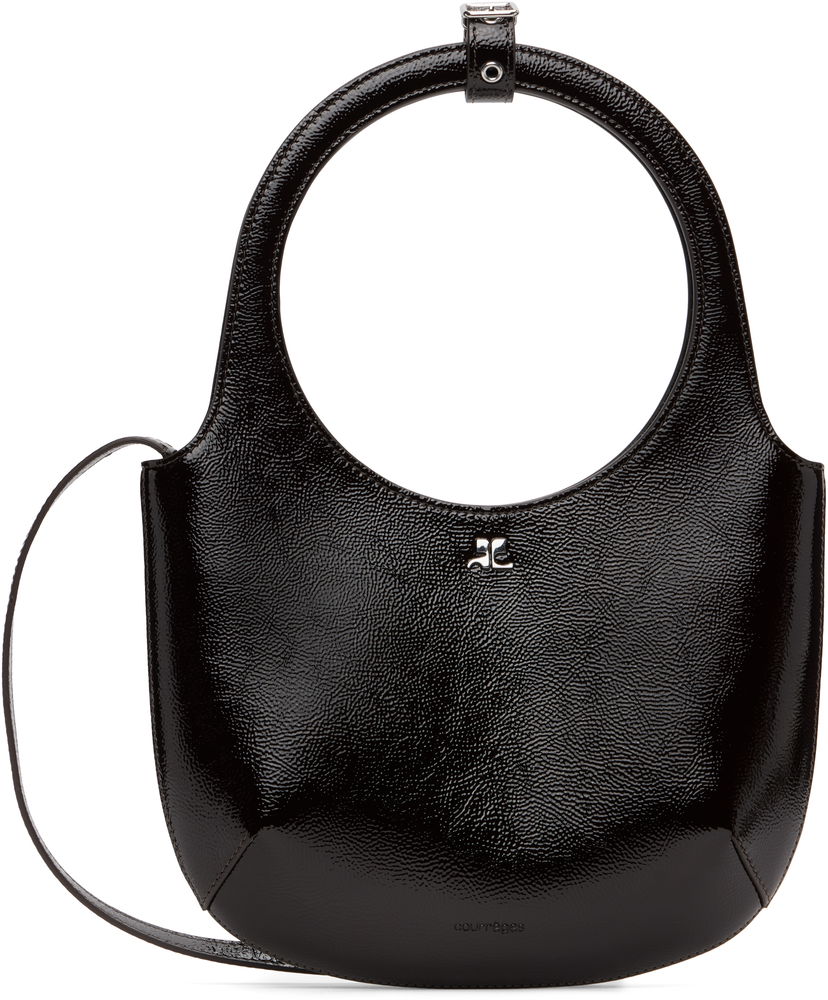 Сумка Courrèges Courrèges Holy Naplack Leather Shoulder Bag чорний | 325GSA102CR0043