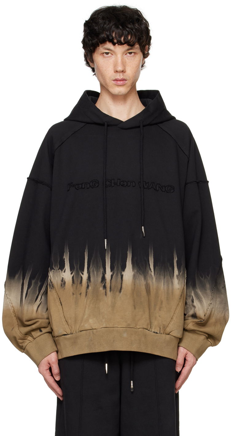 Світшоти Feng Chen Wang Feng Chen Wang Tie-Dye Hoodie чорний | FUF18HD01