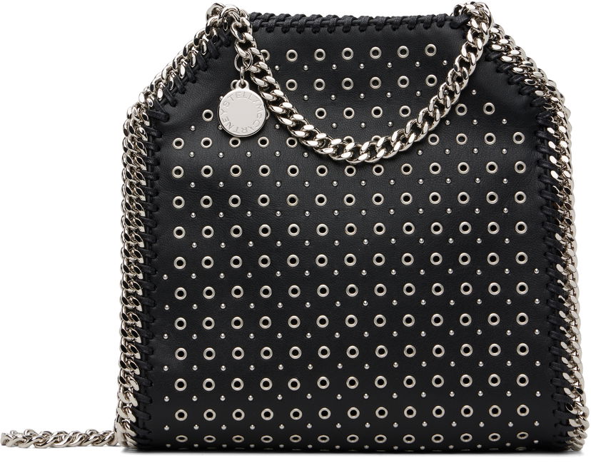 Сумочка Stella McCartney Stella McCartney Falabella Eyelet-Stud Mini Bag чорний | 391698WP0582