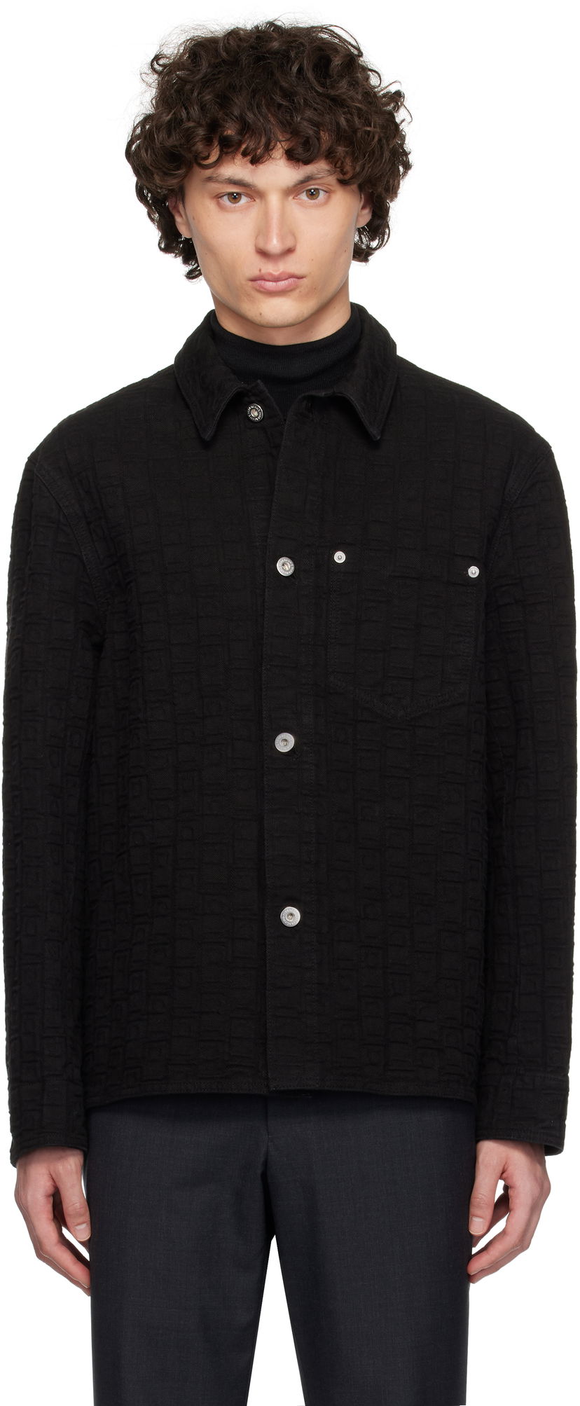 Сорочка FERRAGAMO Ferragamo Monogram Shirt чорний | 782879