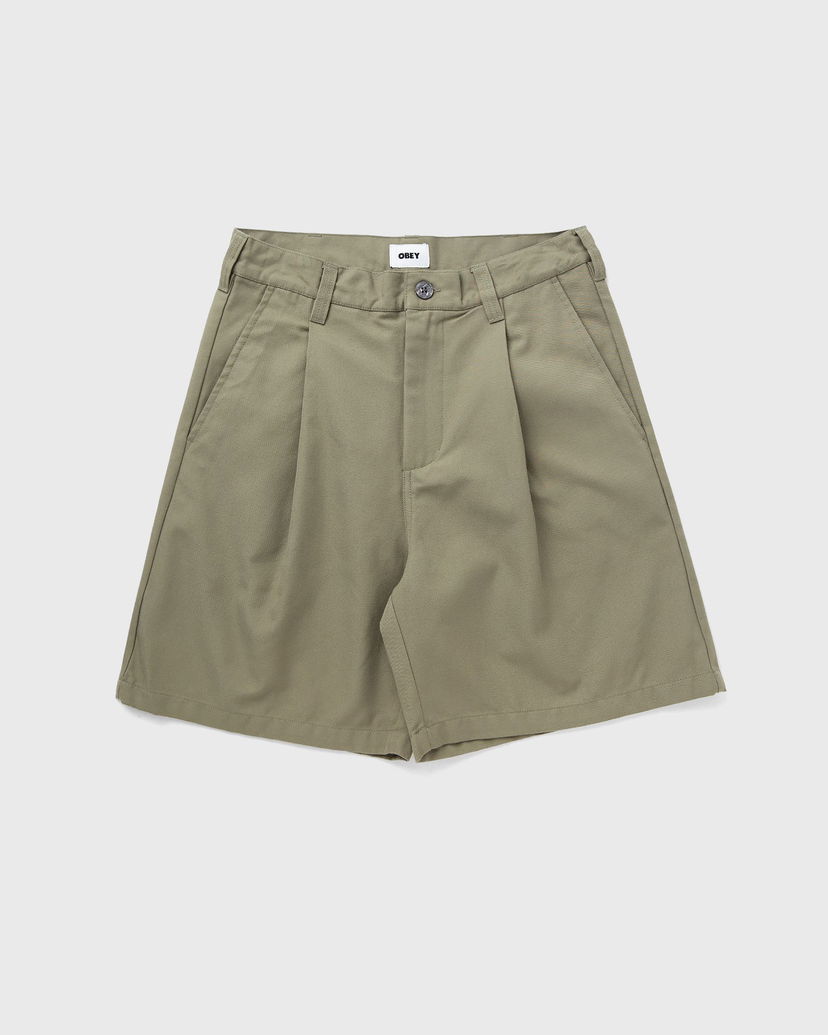 Шорти OBEY Oliver Pleated Shorts Зелений | 172100098-MMD