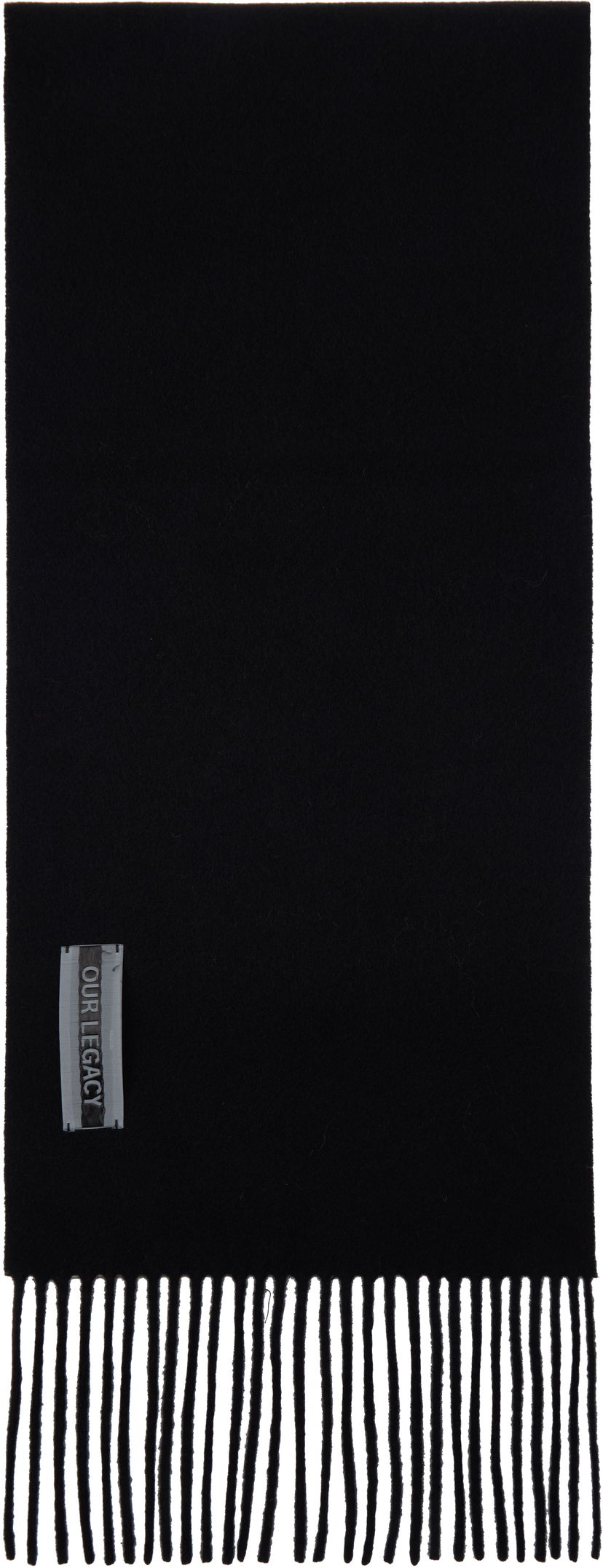 Шарф OUR LEGACY Estate Scarf чорний | A4248EAB