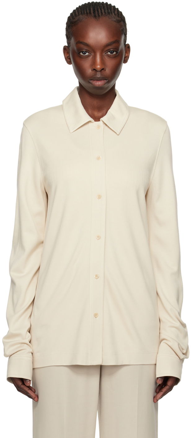 Сорочка TOTEME TOTEME Button Shirt бежевий | 242-WRT1723-FB0161