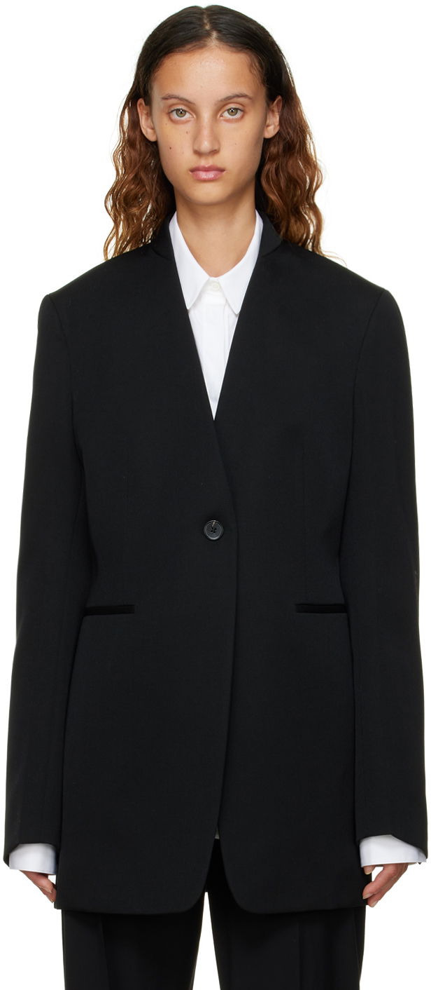 Куртка Jil Sander Single-Breasted Blazer чорний | J04BN0001_J40021