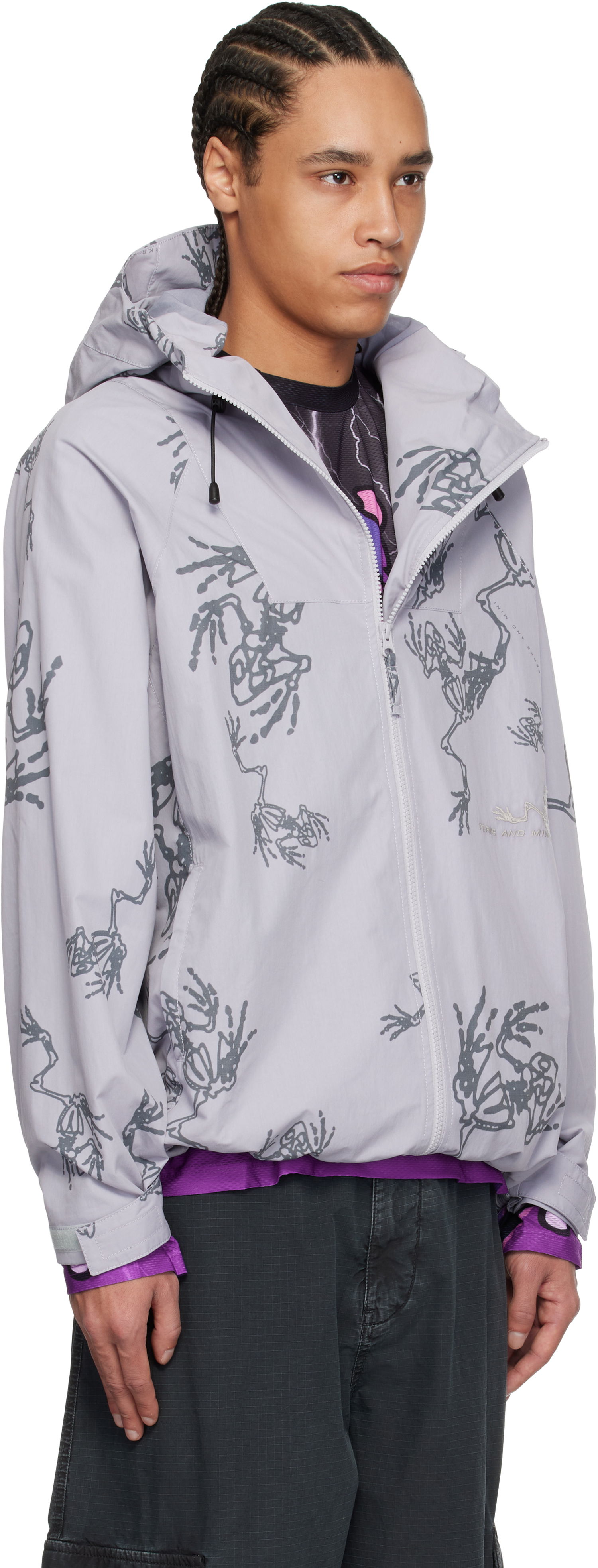Вітровка Perks And Mini Perks and Mini Dem Bones Lightweight Jacket Сірий | 39192, 1