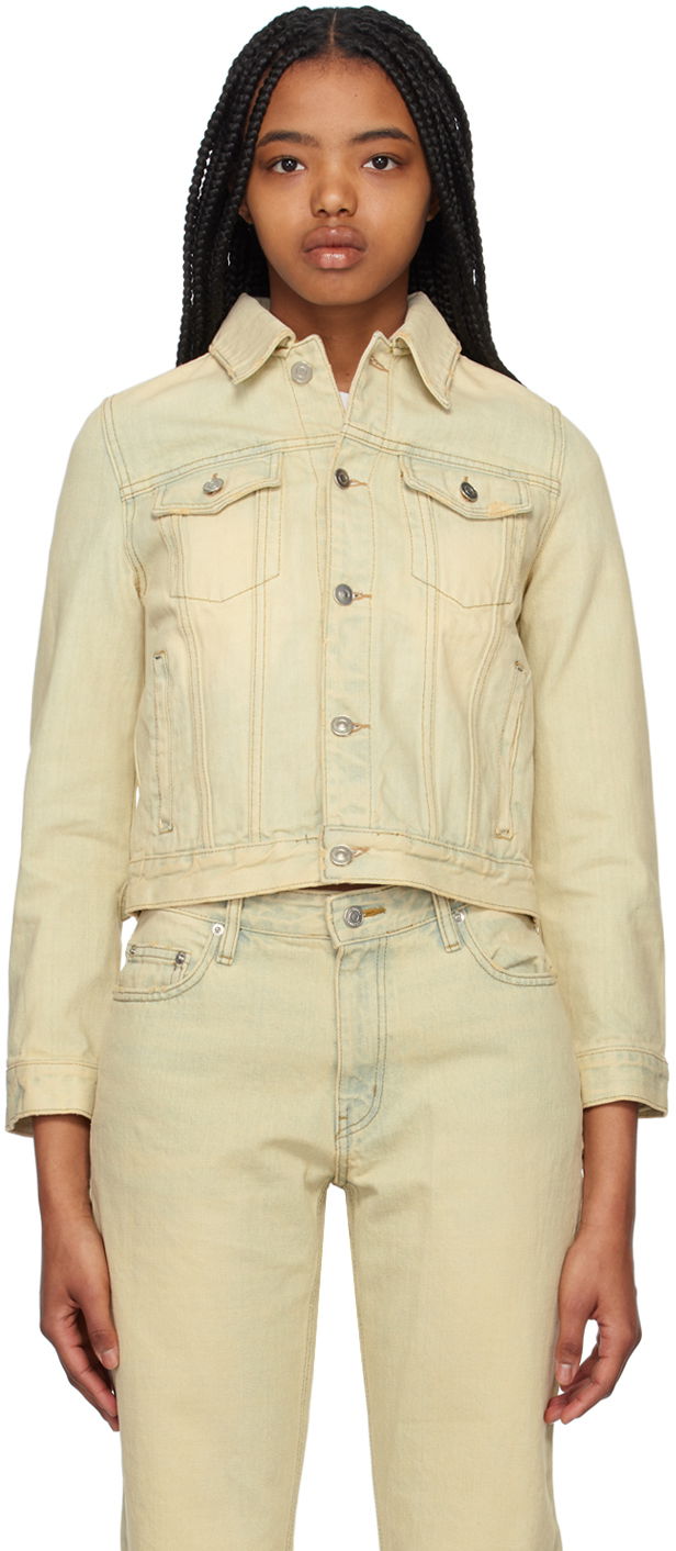 Куртка We11done Faded Denim Jacket Жовтий | WD-DJ1-23-371-W-BG