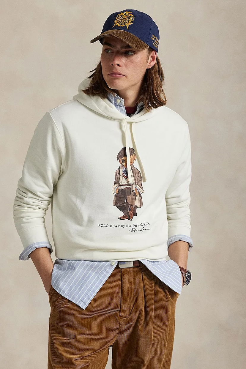 Світшоти Polo by Ralph Lauren Polo Ralph Lauren Bear Hoodie білий | 710980306